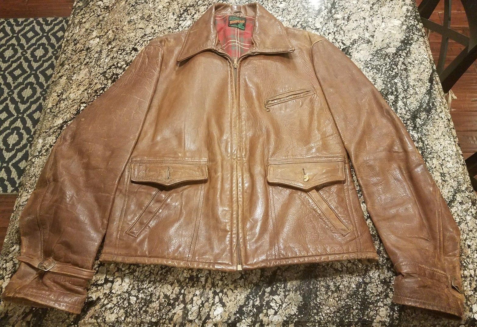 Vintage hercules leather jacket - Etsy 日本