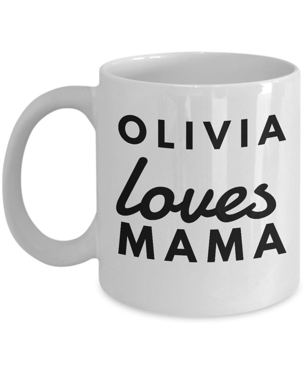 Mom Mama Gifts Personalized Custom Mugs Cups for New Mommy Etsy