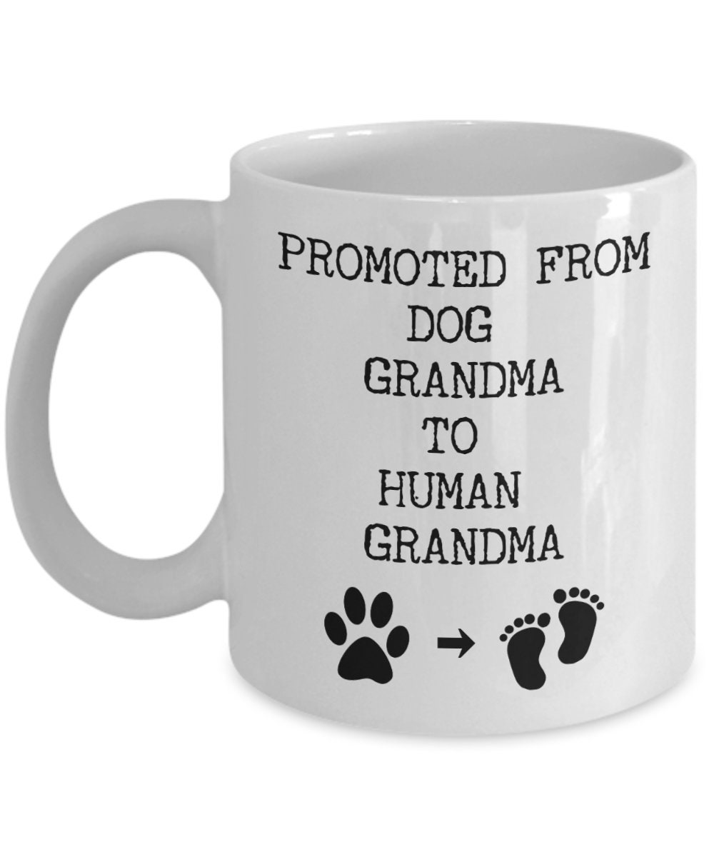 Dog grandparent to human grandparent best gifts idea coffee Etsy