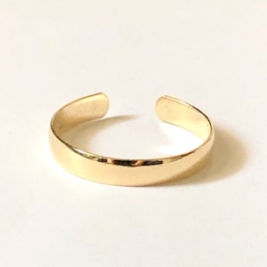 Anello in oro giallo massiccio 14K, anello in oro lucido, anello da 2,5 mm, anello in oro da donna, anello giallo, anello a fascia in oro semplice, oro vero