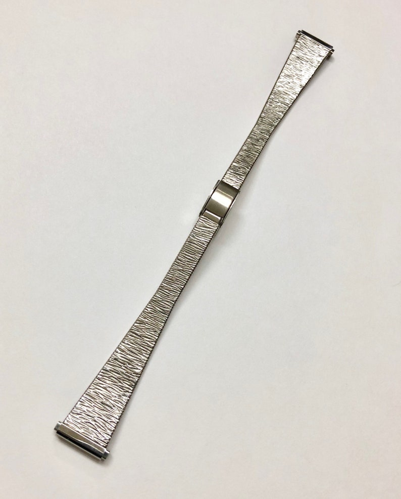 Vintage Speidel Ladies Watch Band Sliding Clasp Tapered Band Etsy