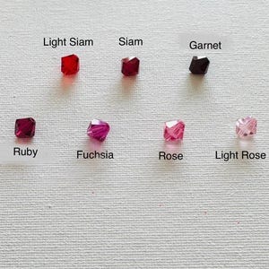 Swarovski Crystal 8mm Bicone Beads, Swarovski Crystal # 5328/5301, Made in Austria, Pack of 1pc, 2pcs, 5pcs, 10pcs image 8