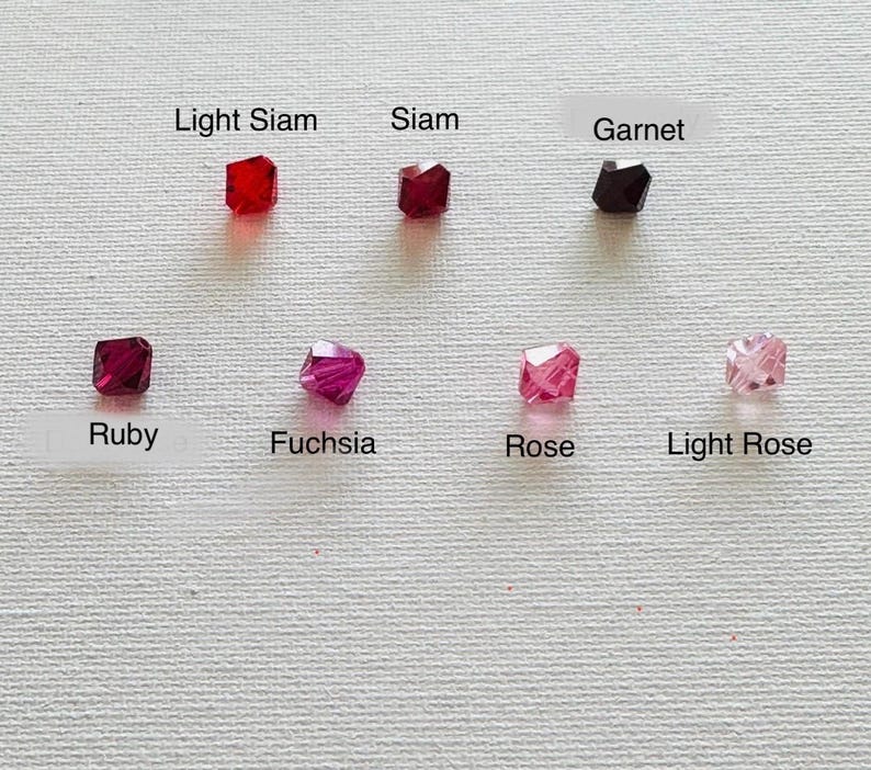 Swarovski Crystal 8mm Bicone Beads, Swarovski Crystal # 5328/5301, Made in Austria, Pack of 1pc, 2pcs, 5pcs, 10pcs image 8
