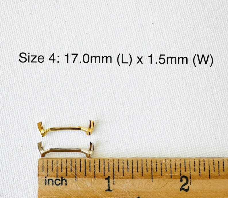 Gold-Filled Ring Guard for Women’s & Men’s Ring, 14K Yellow Gold-Filled, 14K White Gold-Filled, Secure Fit for Loose Ring, Custom Fit Ring size 4: 17.0 x 1.5mm