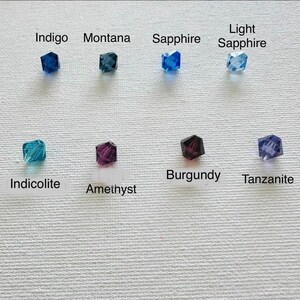 Swarovski Crystal 8mm Bicone Beads, Swarovski Crystal # 5328/5301, Made in Austria, Pack of 1pc, 2pcs, 5pcs, 10pcs image 7