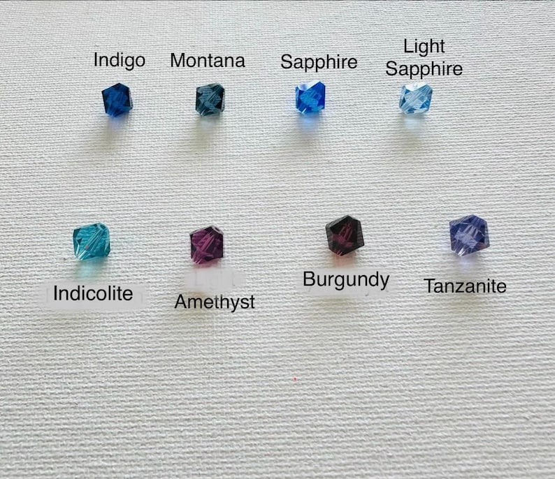 Swarovski Crystal 8mm Bicone Beads, Swarovski Crystal # 5328/5301, Made in Austria, Pack of 1pc, 2pcs, 5pcs, 10pcs image 7