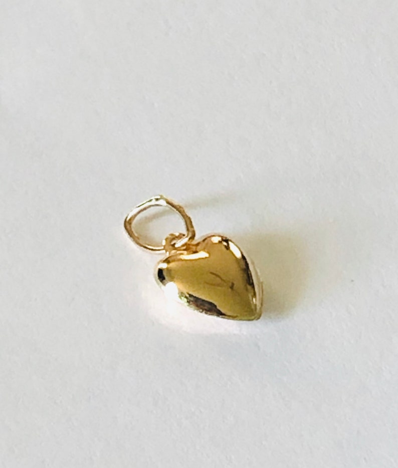 14K Yellow Gold Puffed Star Necklace, Pnk Star Necklace, Puffed Star