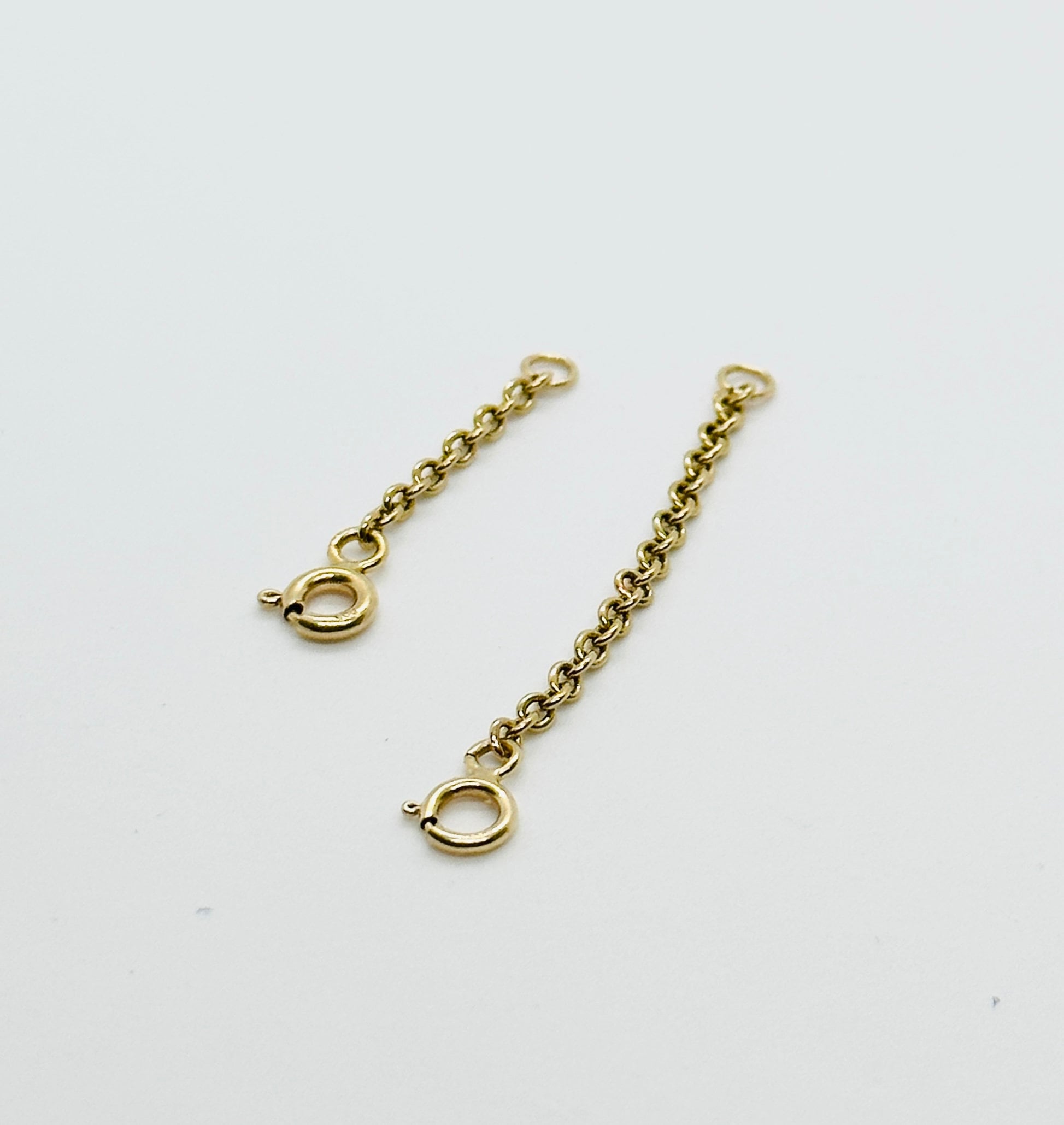 Gold Filled Wheat Chain Length Extender for Necklace or Bracelet, 1 Inch, 2  Inch, 3, 4 or 5 Inch Extension Lengthener Adjuster Resizer 