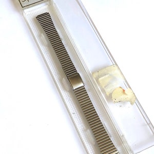 Vintage Speidel Ladies Watch Band, Stainless Steel Sliding Clasp, Squeeze Ends, Straight Ends, 9.5-12.5mm Lugs Adjustable Length