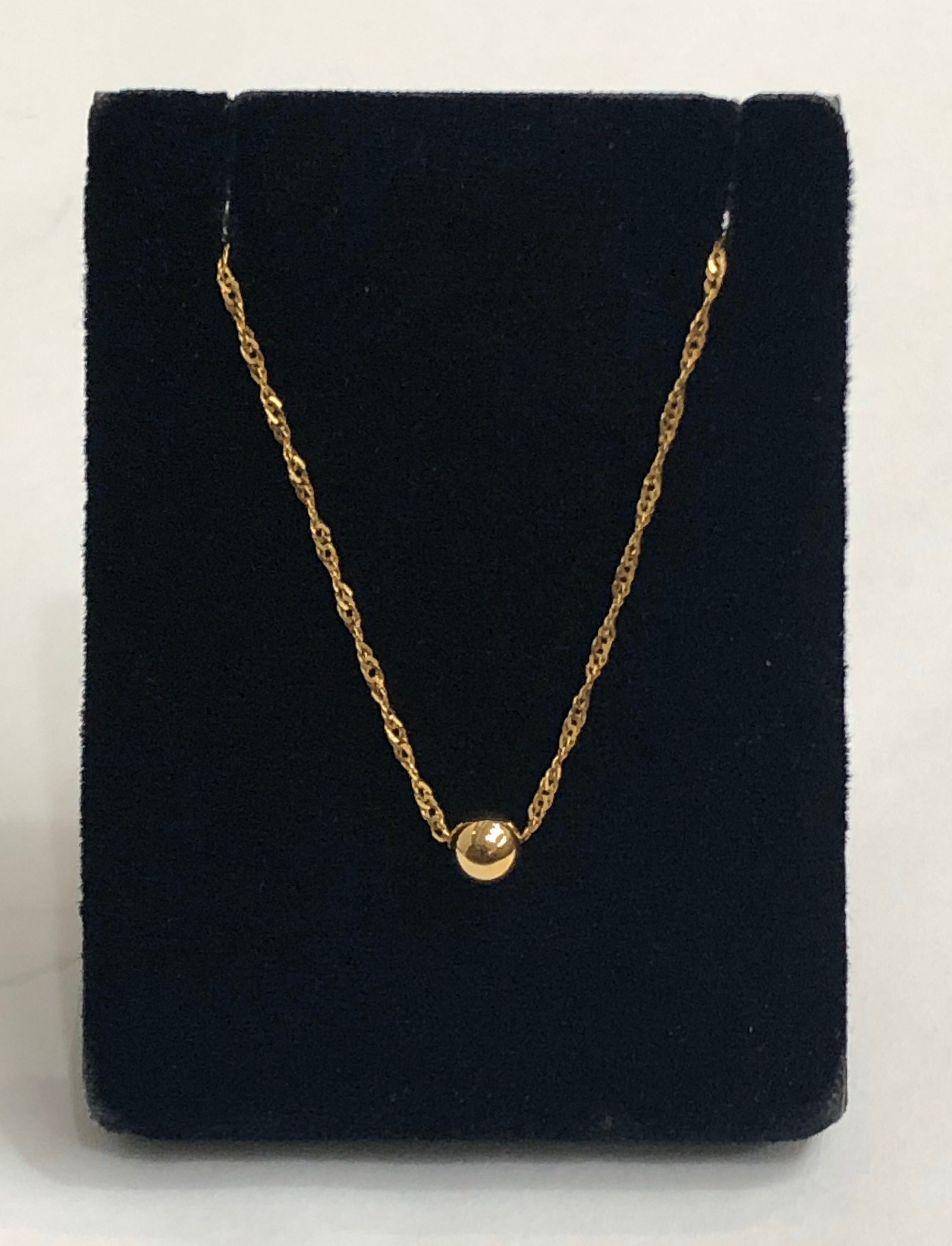 14KT Yellow Gold Necklace for Women and Girls 14 15 and - Etsy