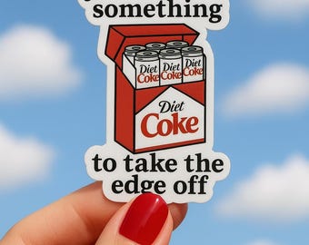 Diet Coke Can Pack Sticker For Laptop Or Water Bottle Die Cut Sticker For Diet Soda Fan Gift Vinyl Decal Fun Slim Can Aesthetic Accessory