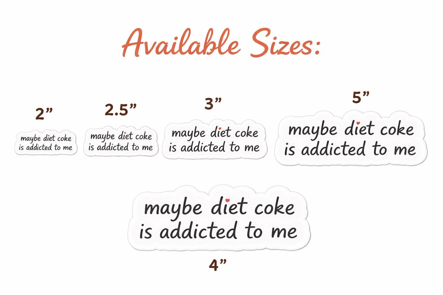 Diet Coke Lover Die Cut Sticker Funny Soda Addict Vinyl Decal Car ...