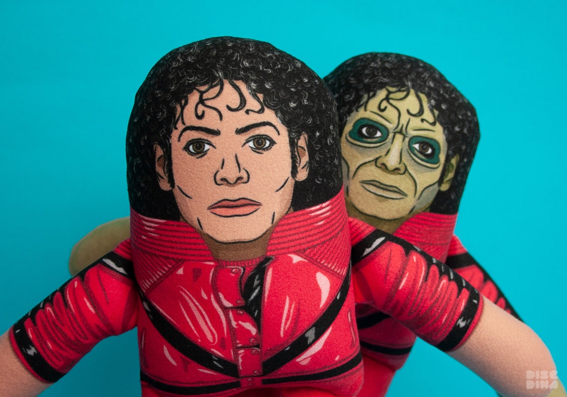 MICHAEL JACKSON 2 in 1 Plush Toy Thriller Toy Doll Gift for Etsy