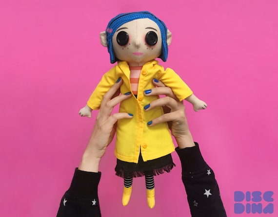 coraline stuffed doll