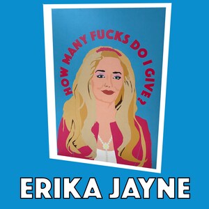 Erika Jayne / 'Quanti cazzi mi danno?' / Biglietto di auguri Real Housewives of Beverly Hills (RHOBH)