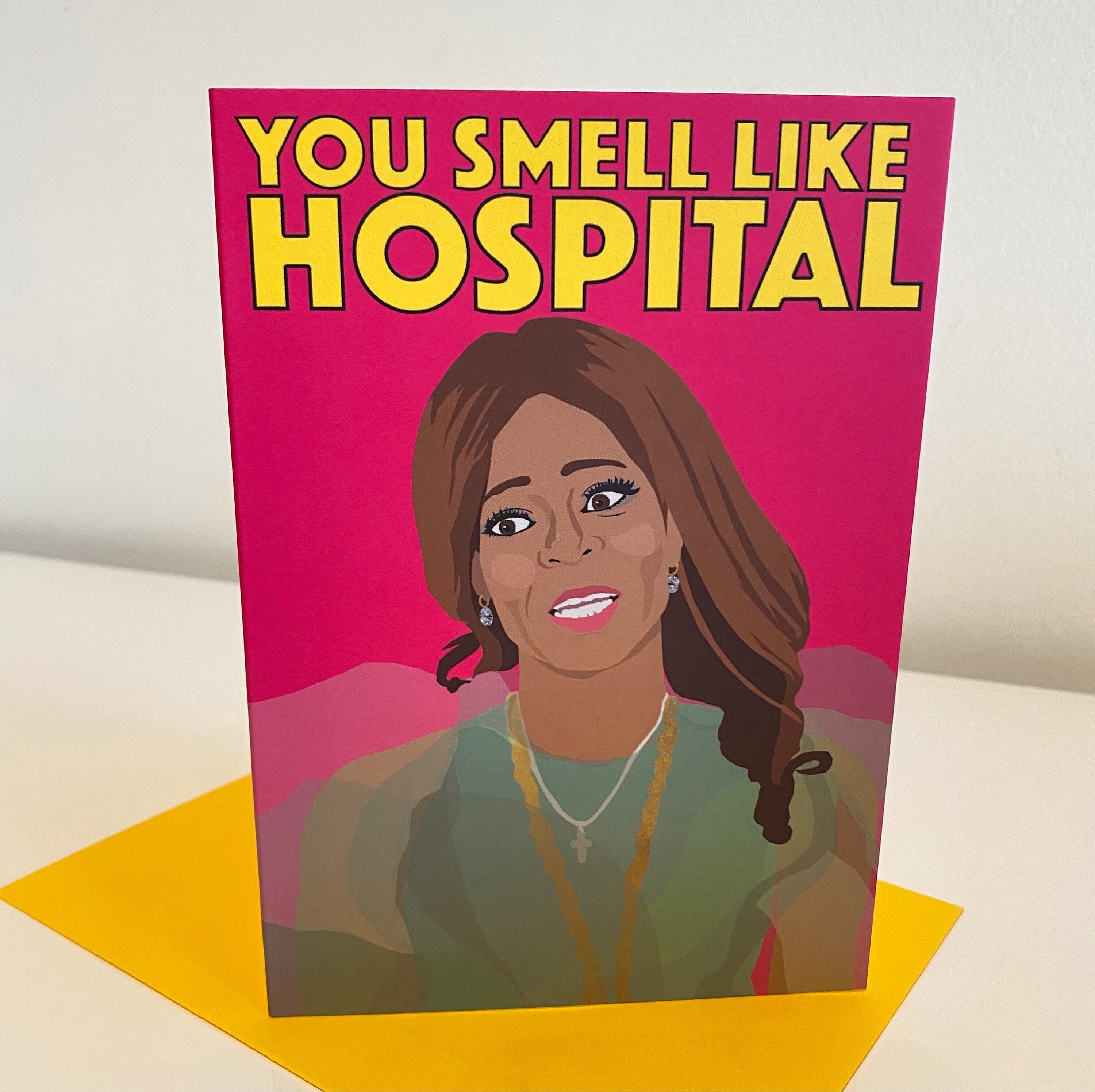 Mary Cosby 'You Smell Like Hospital' Real Etsy