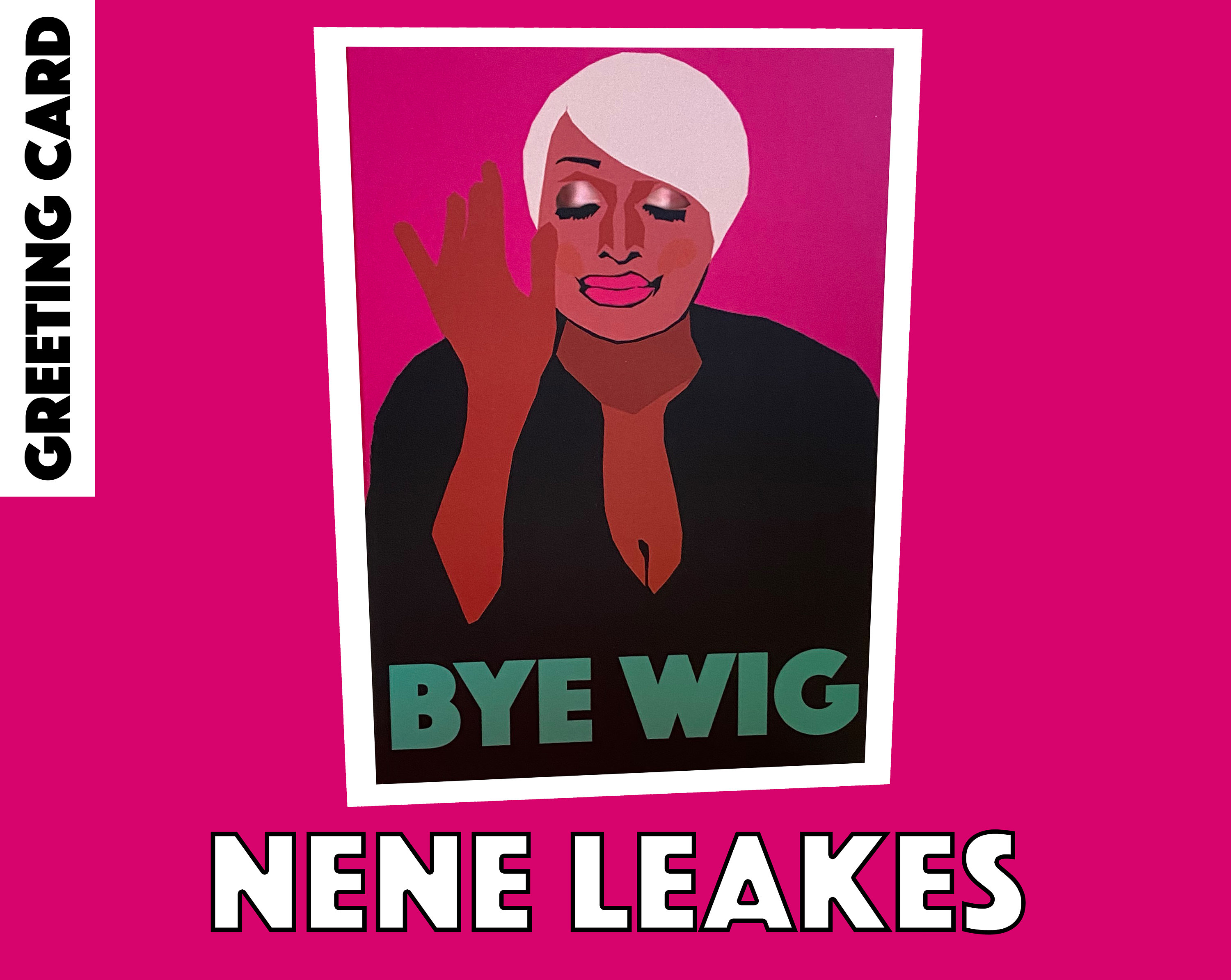 Bye Wig Sticker Stickers, Labels & Tags Paper & Party Supplies etna.com.pe