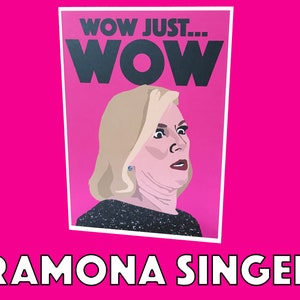 Ramona Singer  |  'Wow Just... Wow'  |  Real Housewives of New York Greeting Card (RHONY)