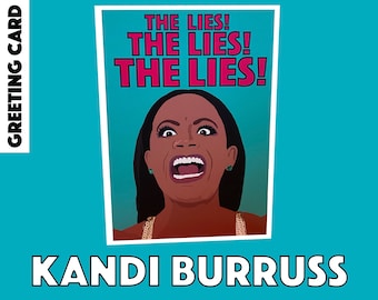 Kandi Burruss | 'Kłamstwa! Kłamstwa! Kłamstwa!' | Prawdziwe gospodynie domowe z Atlanty Kartka z pozdrowieniami (RHOA)