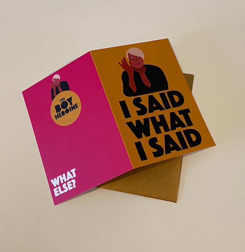 NENE LEAKES 'I Said What I Said' RHOA Greeting | Etsy