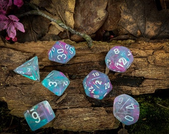 Spirits of the Sky Polyhedral Dice | D&D Dice Set | Tabletop Gaming | Resin Dice | DND | RPG | Dungeons and Dragons | Geek Gift | Pathfinder