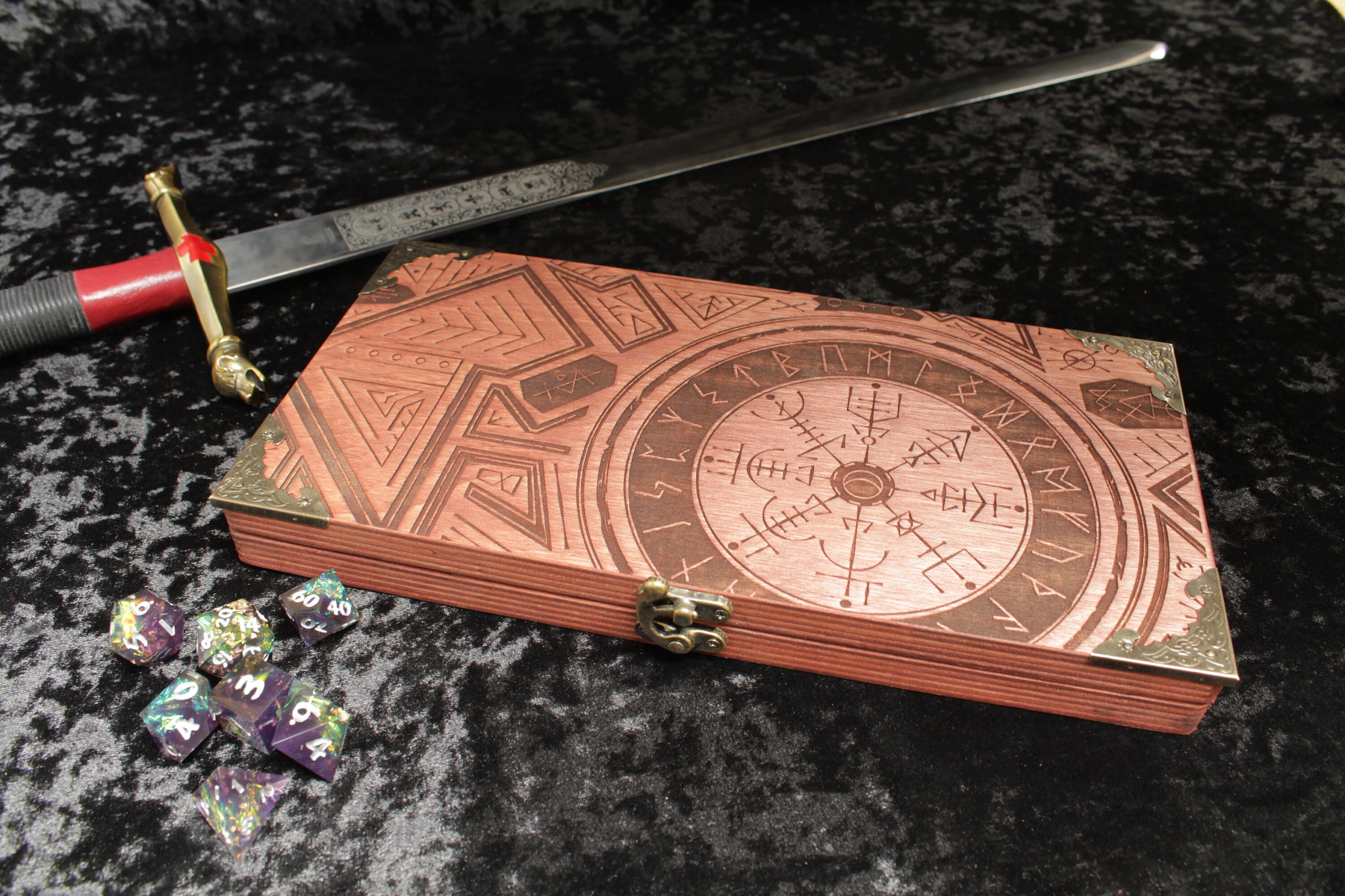 The Viking Vault Dice Box D&D Dice Box Roll Tray Etsy Australia