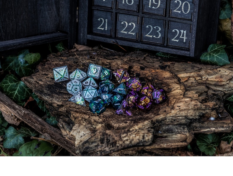 Dice Advent Calendar 2024 Reusable Dice Calendar, Roll Tray & Dice Box