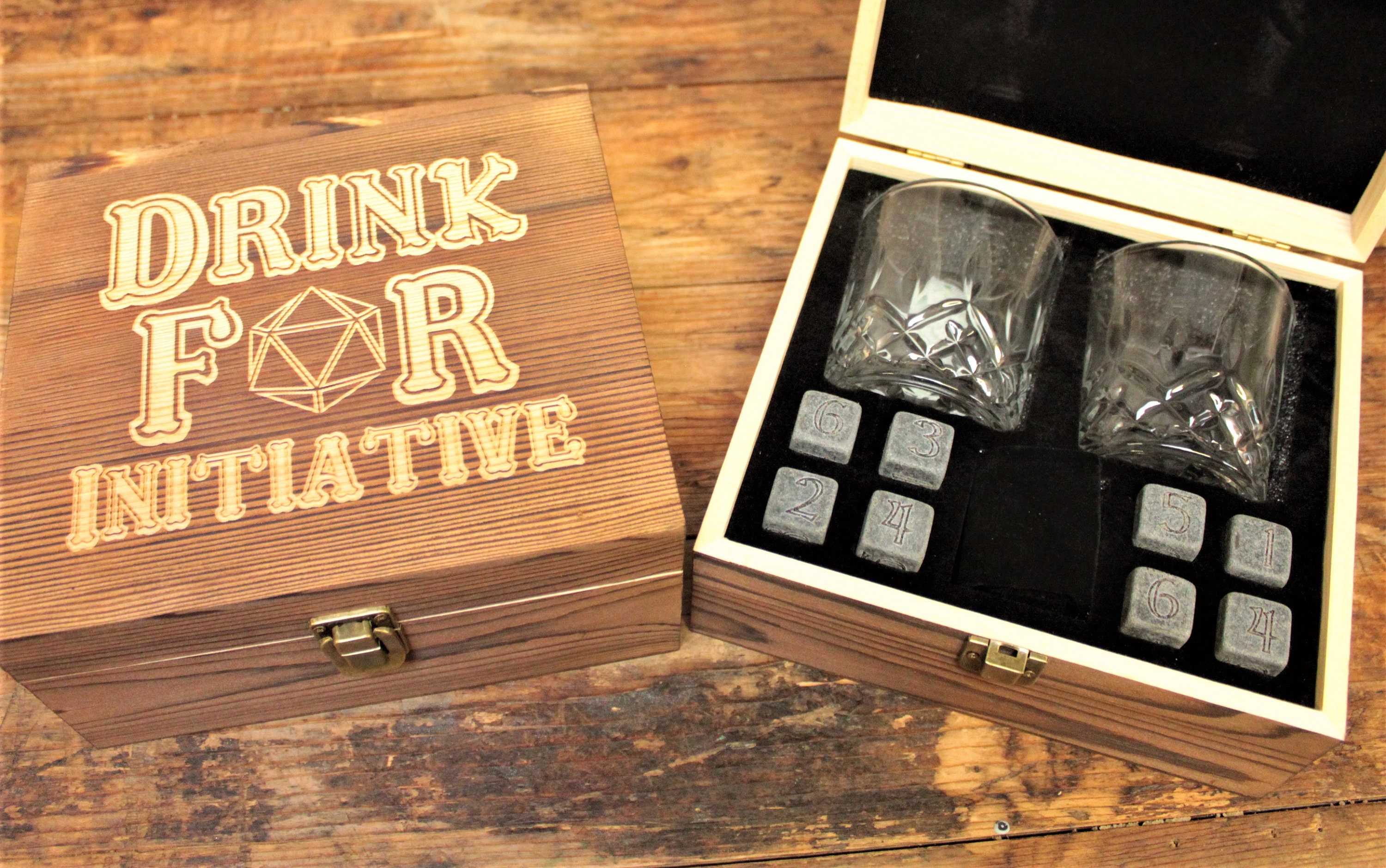Drink For Initiative DND Drinking Gift Dice Effect Whiskey Etsy