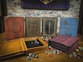 Engraved Book Dice Box and Rolling Tray | D&D Tabletop Gaming