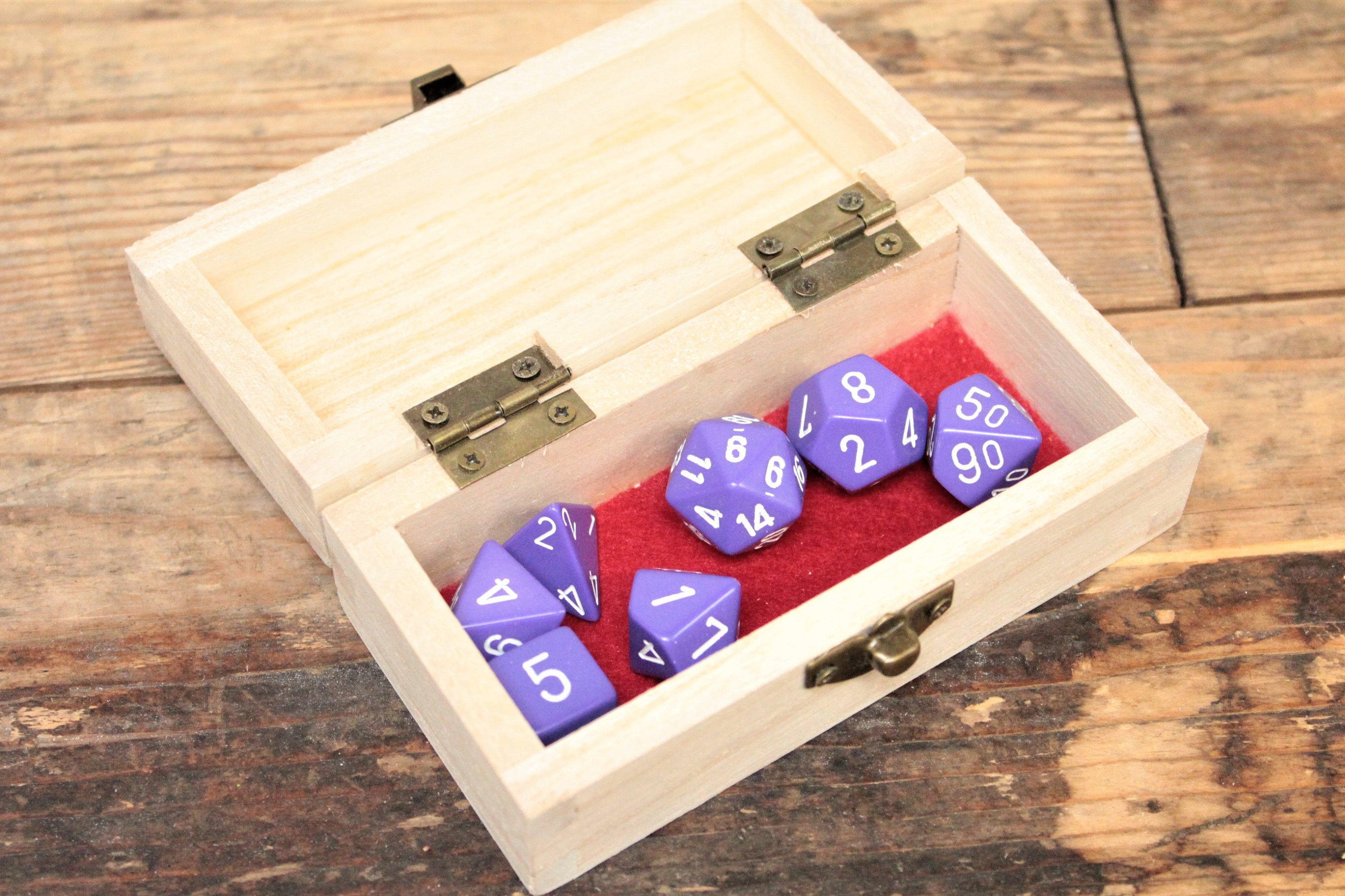 Mini Felt Lined Dice Box Dice Storage Box D&D Table Top Etsy UK