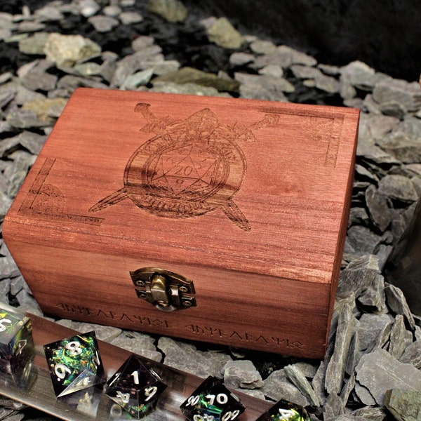 Viking Engraved Storage Box | Norse Trinket Box | Viking Gift | Wooden Trinket Box | Geek Gift | Viking Rune Engraving