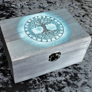 Viking Dice Box | DND Dice Box | Dungeons And Dragons | Dice Vault | Geek Gift | Norse | Vegvisir | D20 | Dice | Pathfinder | RPG Games