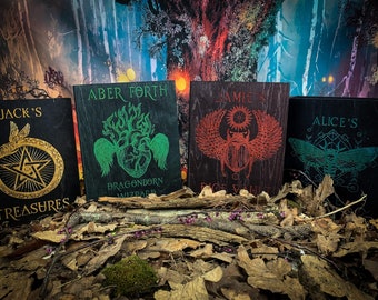 Personalized Dice Box Book: Engraved Keepsake for D&D Gaming