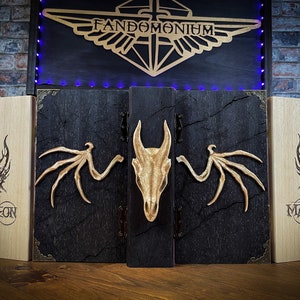 Dragon&#39;s Wrath Dungeon Master Screen | Book Style DM Screen | Dungeons and Dragons | DND | Tabletop Gaming | Games Master Screen