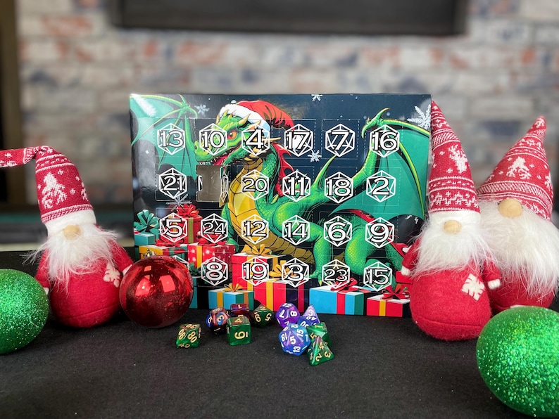 Dice Advent Calendar 2024 D&D Christmas Calendar Dungeons and Dragons