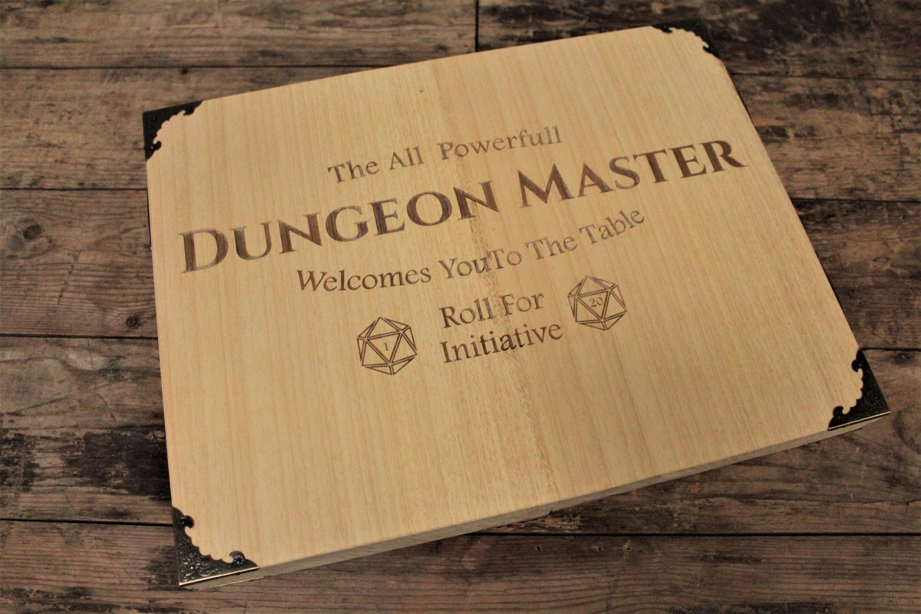 Holz Dungeon Master Bildschirm Alle mächtigen | Etsy