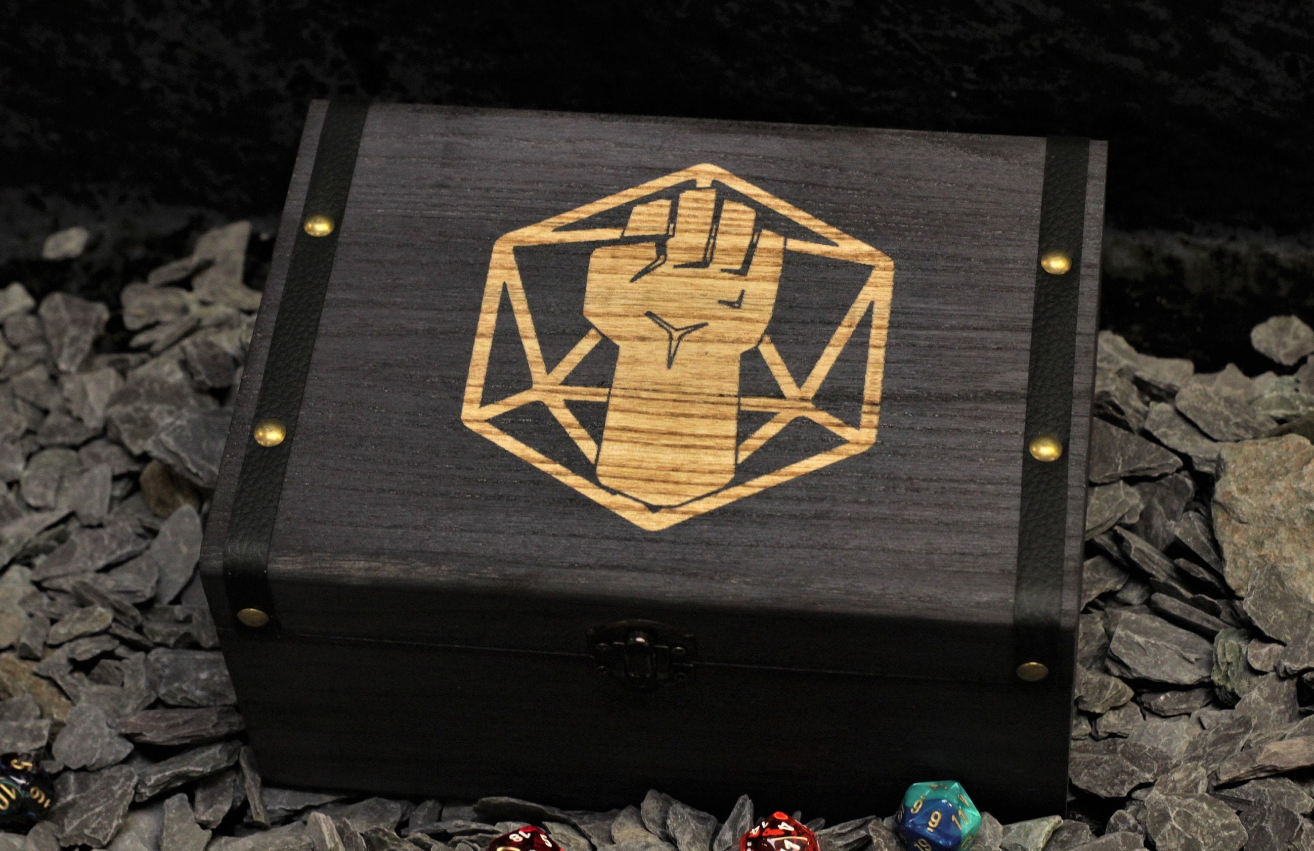 Monk Engraved Dice Box Druid DND Class DND Dice Box Etsy