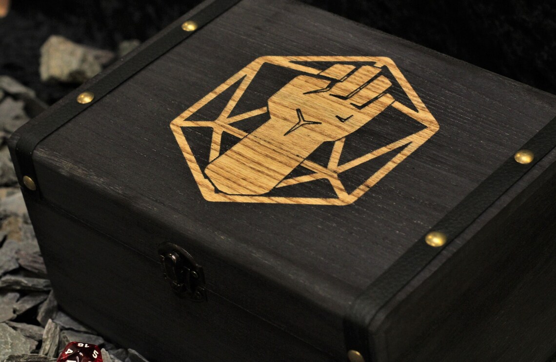 Monk Engraved Dice Box Druid DND Class DND Dice Box Etsy