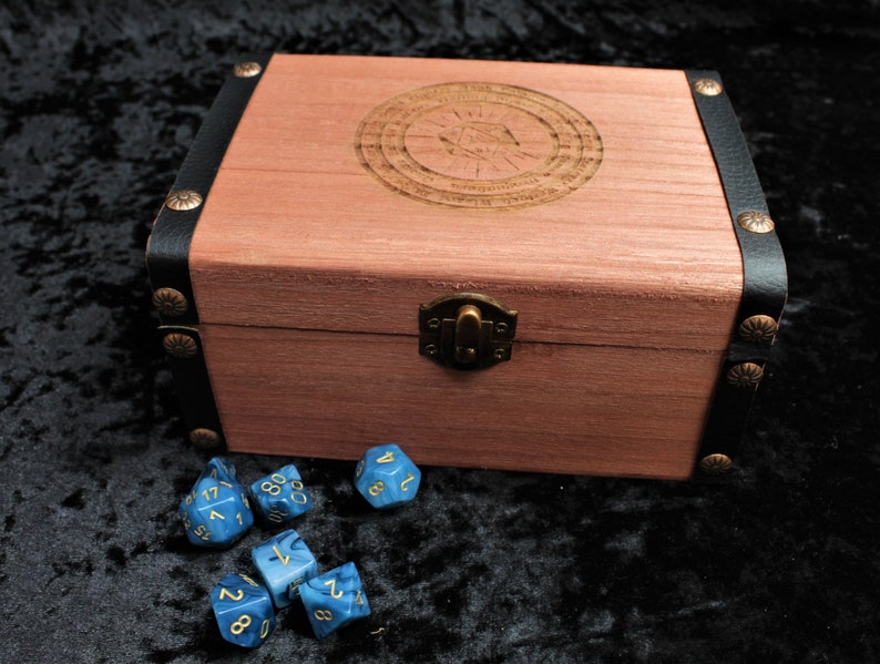Engraved Dice Box Choice of Designs DND Dice Box Etsy