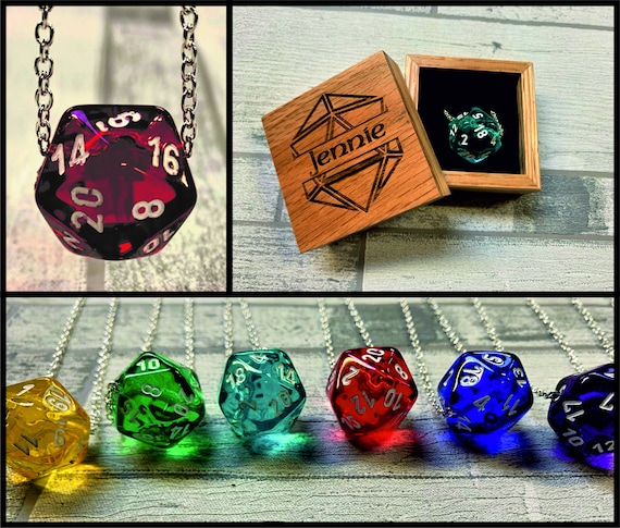 D20 Necklace Dungeons and Dragons Dungeon Master Gift D20 Jewelry