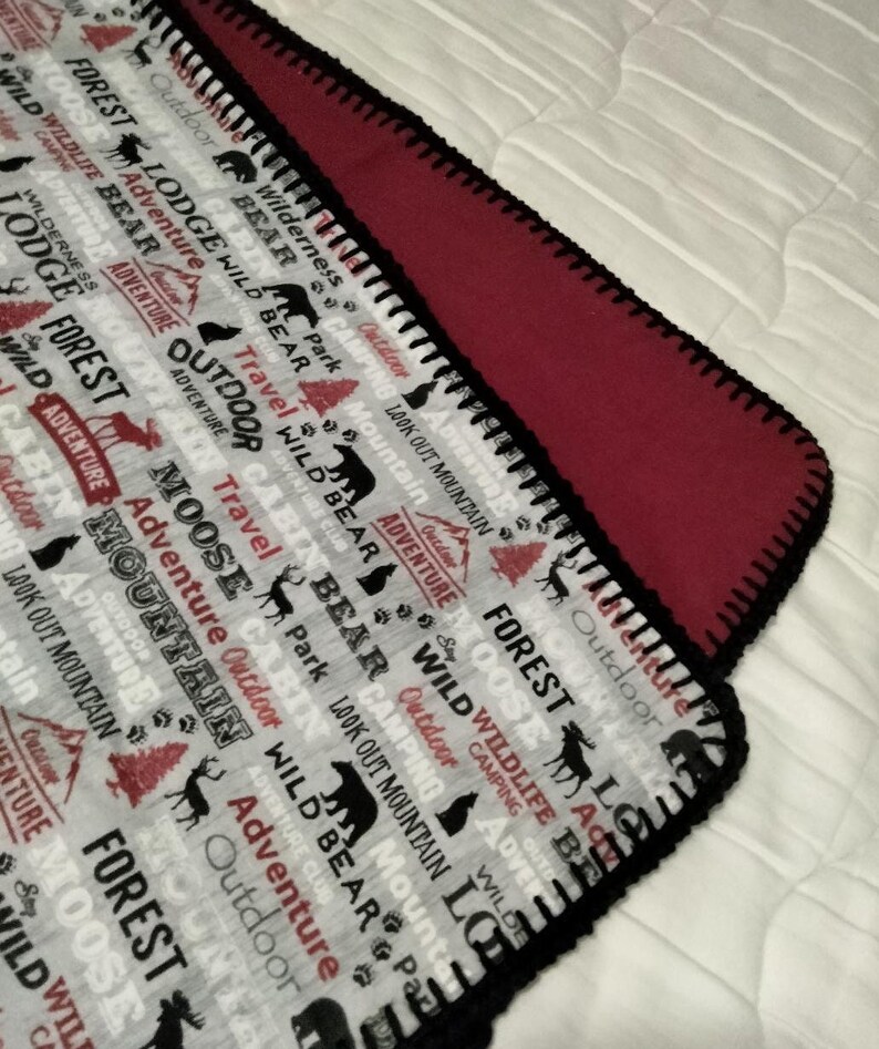 Outdoor Theme Baby Blanket Etsy