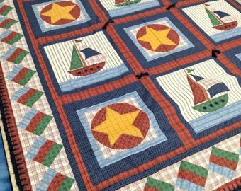 Nautical Theme Baby Blanket
