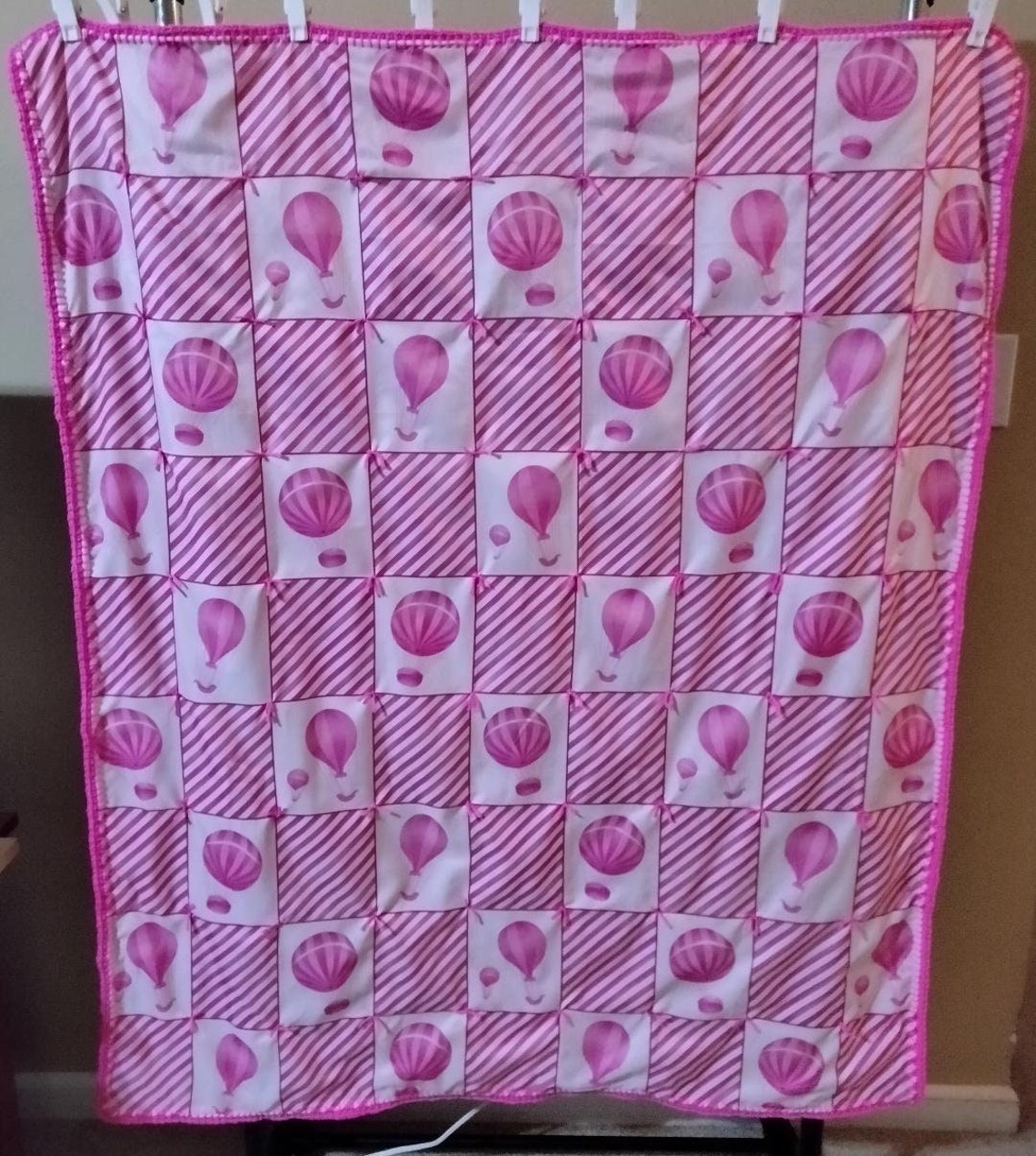 Hot Air Balloon Baby Blanket Etsy