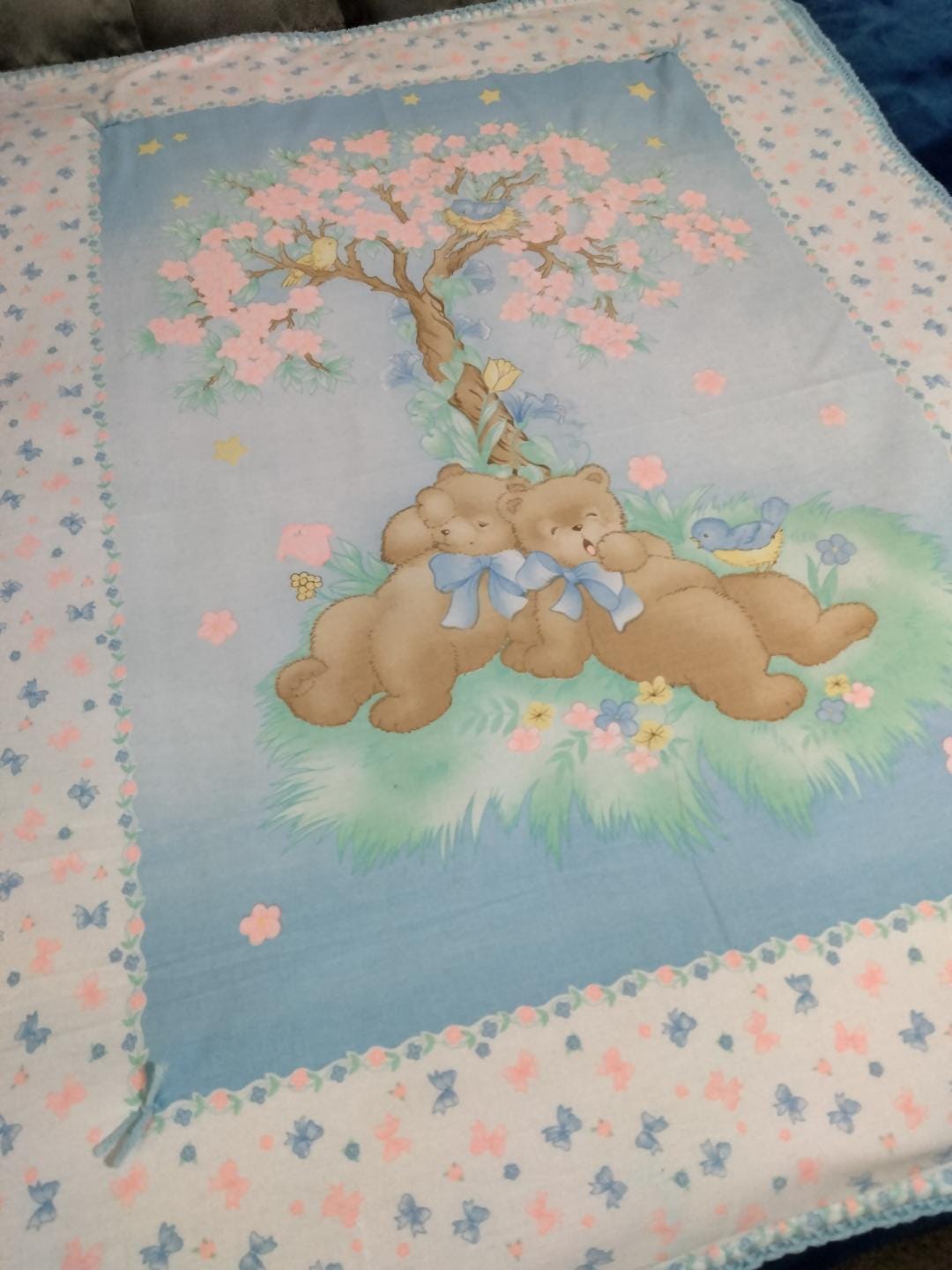 Double Ply Bear Design Blanket For Infant main image 1