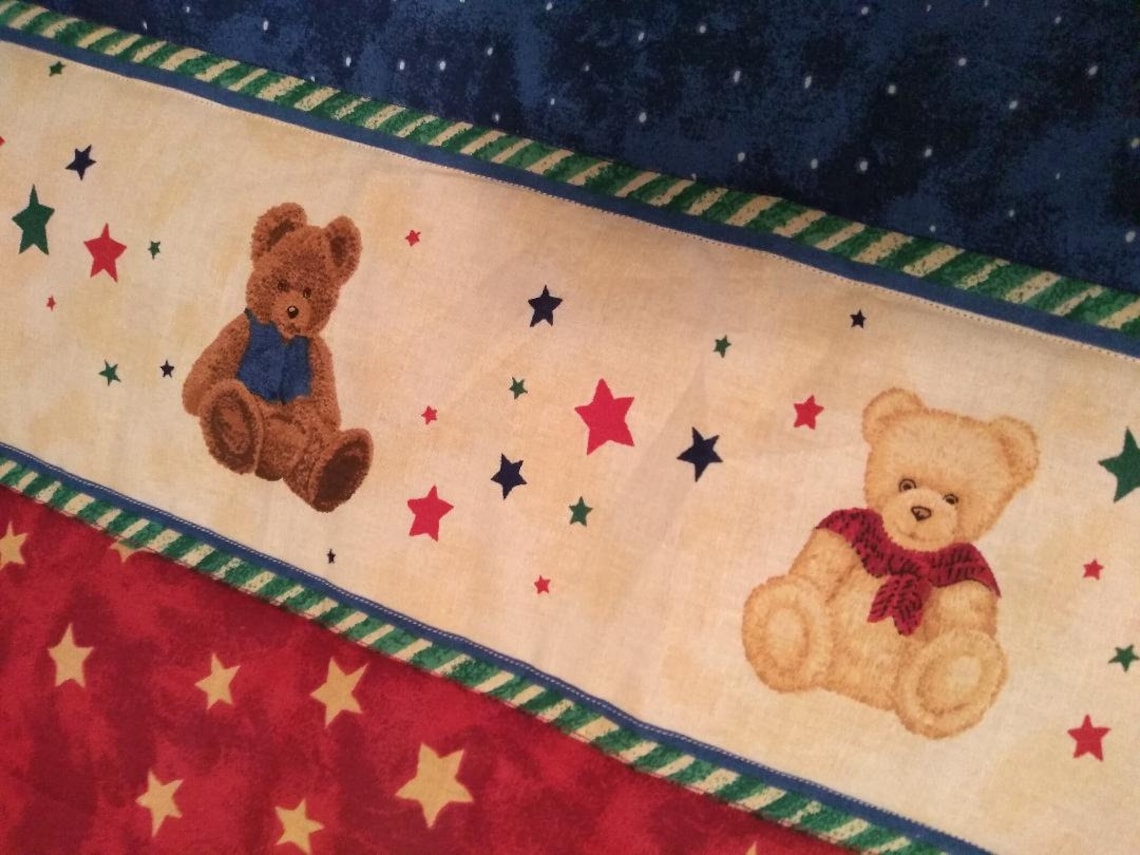 Teddy Bear Baby Blanket Etsy