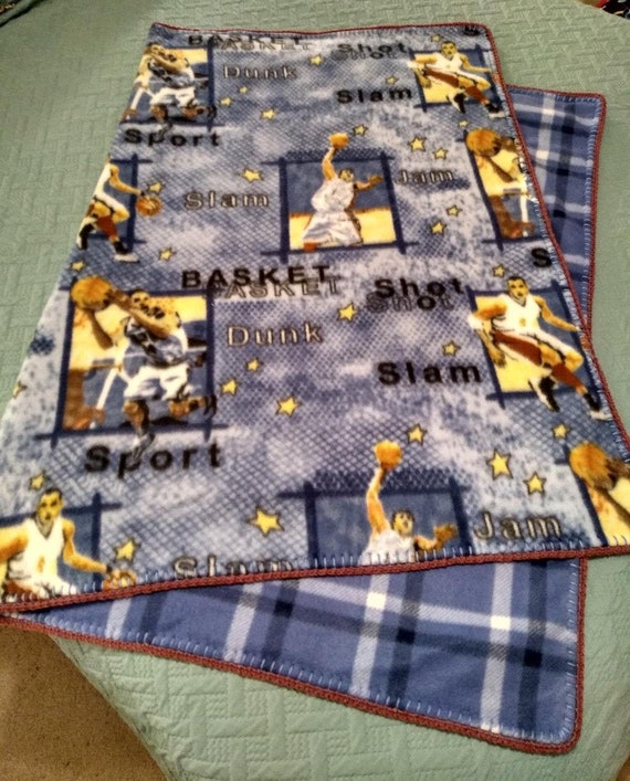 Basketball Fleece Throw Blanket Etsy