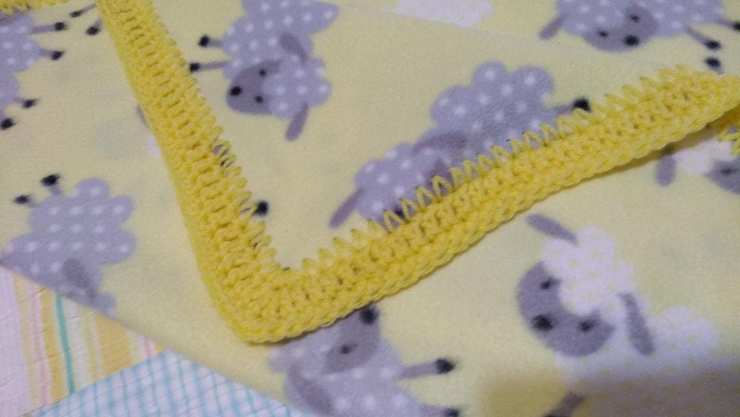 Cradle Size Fleece Blanket Etsy
