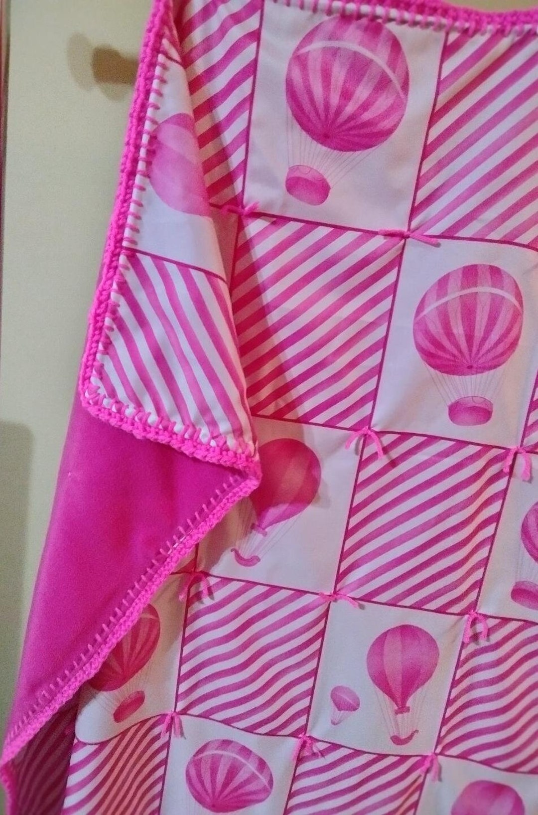 Hot Air Balloon Baby Blanket Etsy