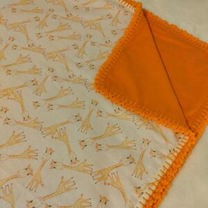 Cute Giraffe Baby Blanket