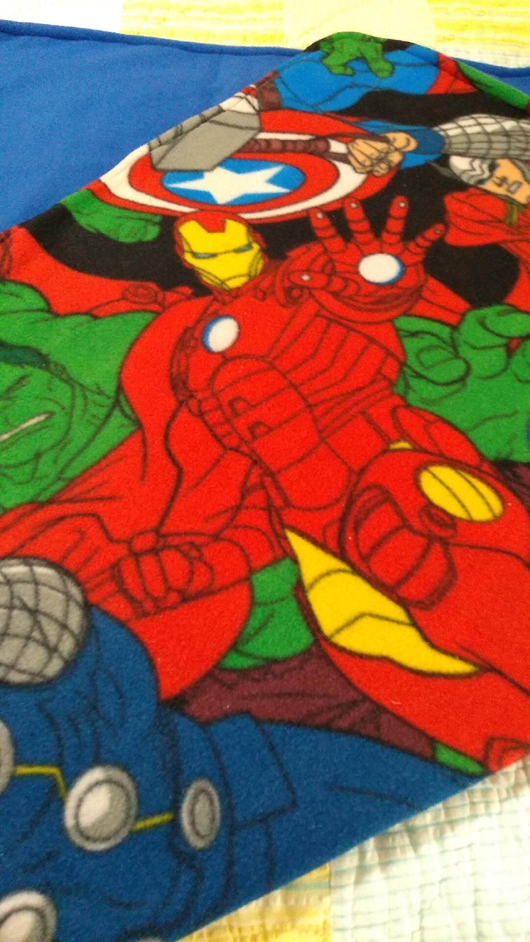 Marvel Comics Fleece Blanket | Etsy